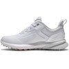 FootJoy Pro SL Vandtætte Dame Golfsko Uden Spikes - White/White/Grey