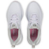 FootJoy Pro SL Vandtætte Dame Golfsko Uden Spikes - White/White/Grey