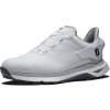 FootJoy Pro/SLX BOA Vandtætte Herre Golfsko Uden Spikes - White/White/Grey