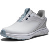 FootJoy Pulse BOA Vandtætte Dame Golfsko Uden Spikes - White/White/Blue