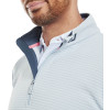 FootJoy Quilt Texture Chill-Out Herre Pullover - Sky