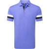 FootJoy Sleeve Stripe Pique Herre Poloshirt - Purple