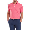 FootJoy Speckle Print Pique Herre Poloshirt - Red/Pink Floral