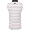 FootJoy Striped Sleeveless Dame Poloshirt - Black