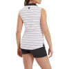 FootJoy Striped Sleeveless Dame Poloshirt - Black