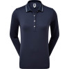 FootJoy Thermal Jersey Dame Poloshirt Langærmet - Navy