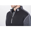 FootJoy Tonal Heather Chill-Out Herre Pullover - Black
