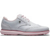 FootJoy Traditions (2025) Vandtætte Dame Golfsko Uden Spikes - White/White/Pink