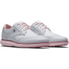FootJoy Traditions (2025) Vandtætte Dame Golfsko Uden Spikes - White/White/Pink