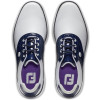 FootJoy Traditions Vandtætte Dame Golfsko Uden Spikes - White/Navy/Purple