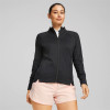 Puma Cloudspun Heather Full Zip Dame Jakke - Puma Black Heather