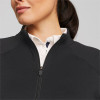 Puma Cloudspun Heather Full Zip Dame Jakke - Puma Black Heather