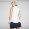 Puma Cloudspun Piped (2024) Dame Poloshirt Uden Ærmer - White Glow