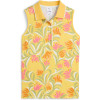 Puma Dani Dazey Dame Poloshirt Uden Ærmer - Sunny Yellow