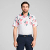 Puma MATTR Freshly Picked Herre Poloshirt - White Glow/Pink Fruit