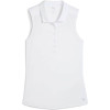 Puma Pure 2.0 Dame Poloshirt Uden Ærmer - White Glow