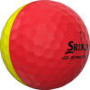 Srixon Q-Star Tour Divide Golfbolde - Gul/Rød