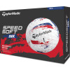 Taylormade SpeedSoft INK Golfbolde - Blue/Red