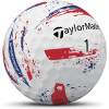 Taylormade SpeedSoft INK Golfbolde - Blue/Red