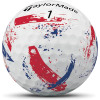 Taylormade SpeedSoft INK Golfbolde - Blue/Red