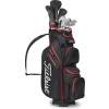 Titleist Cart 14 StaDry Vandtæt Vognbag - Black/Black/Red