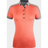 What Bunkers June Dame Poloshirt - Grey/Red