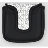 What Bunkers Standard White/Black Mallet Putter Headcover
