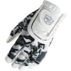 Wilson Staff Fit-All Syntetisk Junior Golfhandske - White/Black/Camo