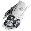 Wilson Staff Fit-All Syntetisk Junior Golfhandske - White/Black/Camo