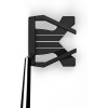 Wilson Staff Infinite Buckingham (2024) Slant Neck Herre Putter - Sort