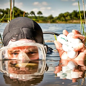 s&oslash;bolde og brugte golfbolde